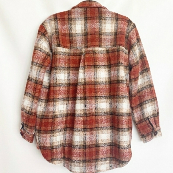 HEARTLOOM Cooper Shaket Coat In Brick Fall Tones Size XS. - Picture 6 of 14